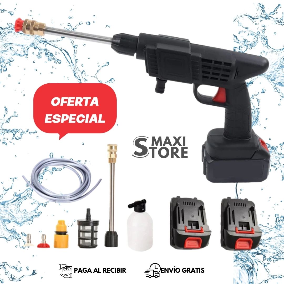 Hidrolavadora Inalámbrica 48v + 2 Baterias y Estuche GRATIS!