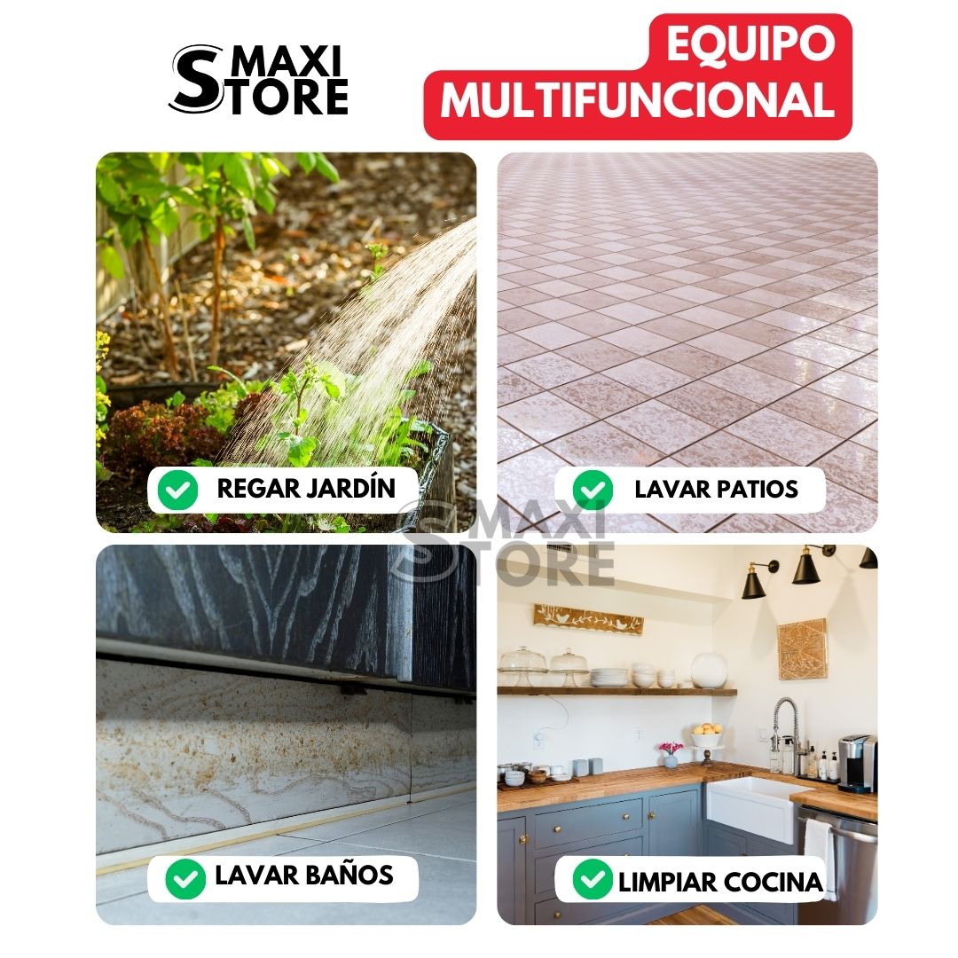COMBO Hidrolavadora Inalámbrica 48v + Aspiradora Inalámbrica