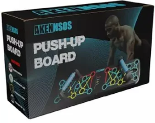 Combo Tabla de flexiones 9 en 1 + 2 Elasticos