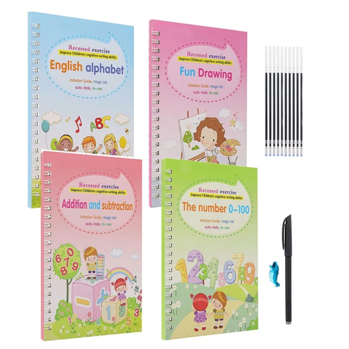 Cuadernos Mágicos Reutilizables X4