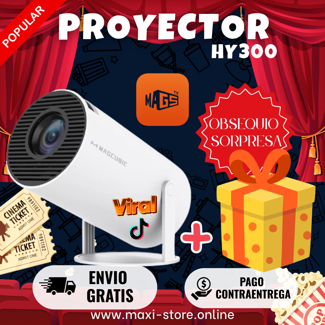 Proyector ULTRA HD + Obsequio SORPRESA Maxi Store