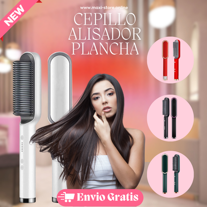 Cepillo Alisador Plancha - Anti quemaduras - 5 Niveles ⭐