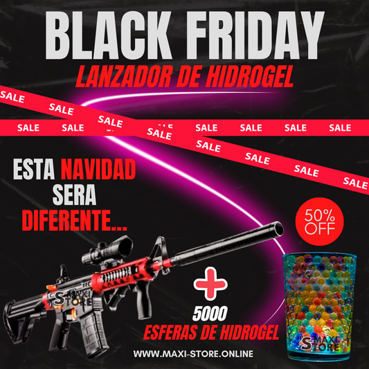 Rifle Hidrogel M416 + 5000 Bolas de Hidrogel