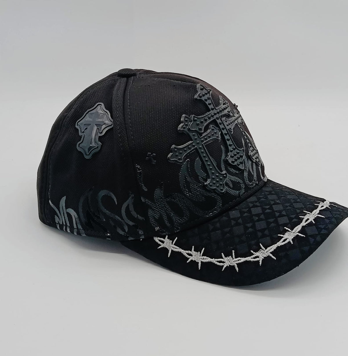 Gray helmet for bikers