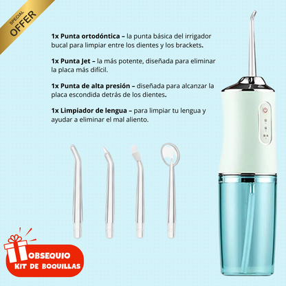 Limpiador Oral + Kit Boquillas Gratis