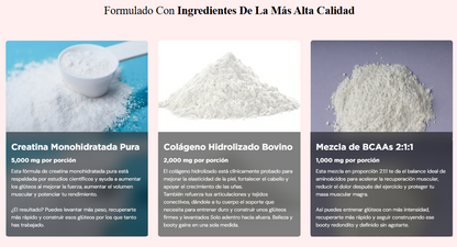 Creatina para Mujeres – Fórmula Especial para Aumentar Glúteos