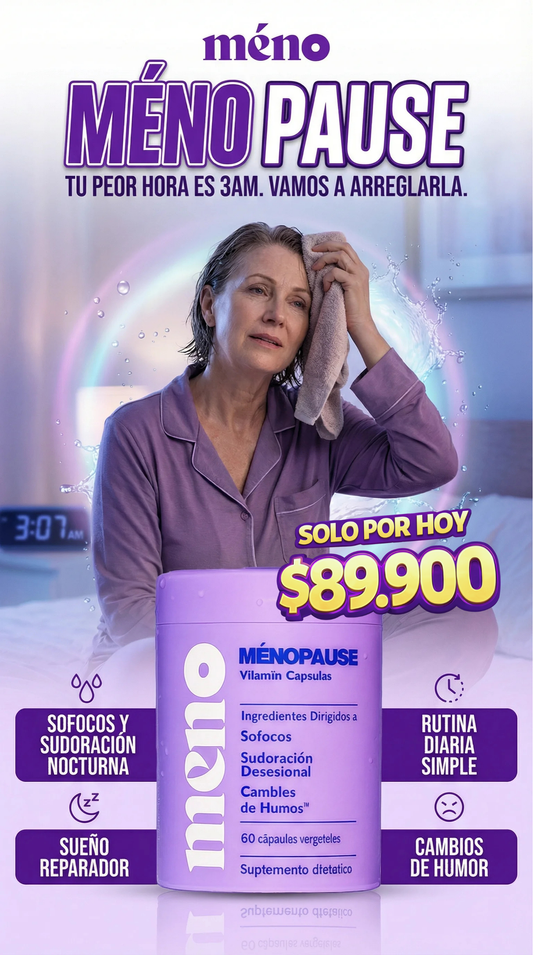 MENO | Suplemento Natural para la Etapa de la Menopausia (Uso Diario)