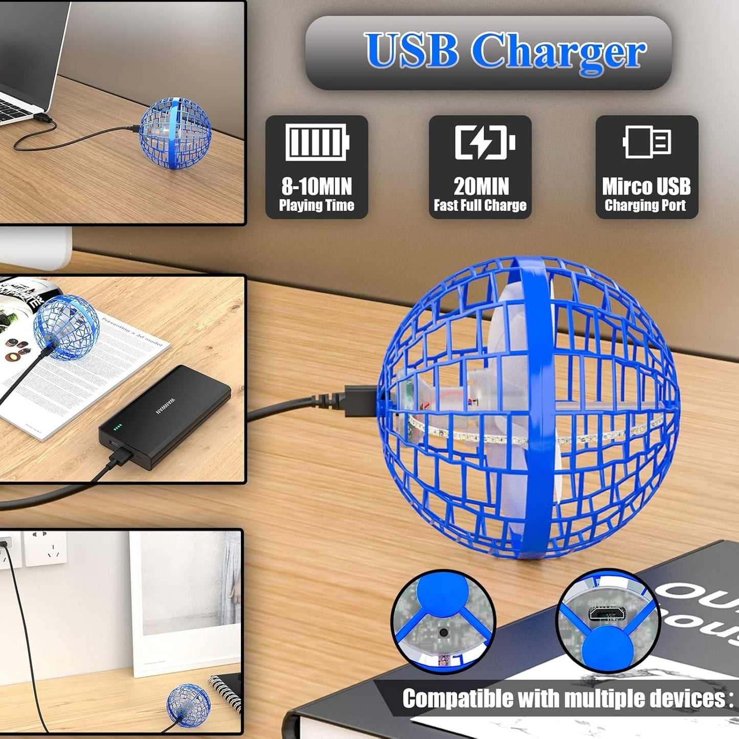 COMBO Spinner Pelota Voladora - 2x1