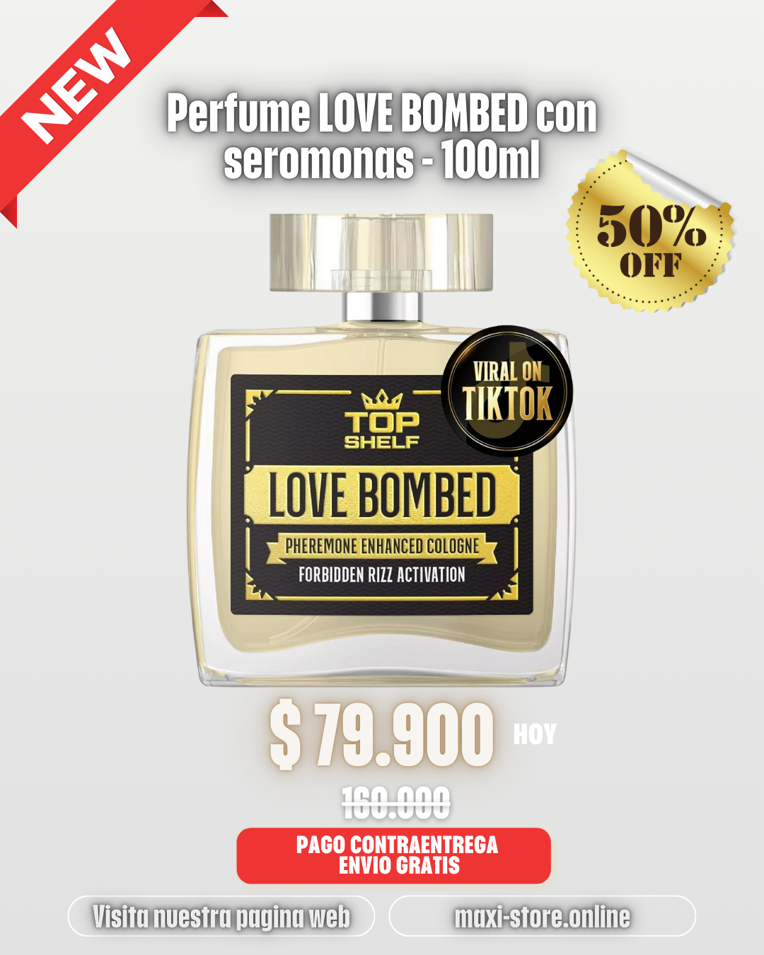 Perfume con Feromonas - 100 ML