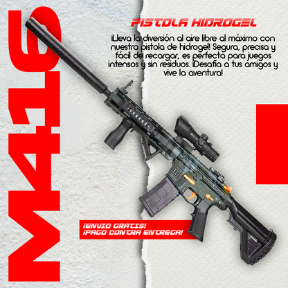 PISTOLA DE HIDROGEL M416 AUTOMATICA