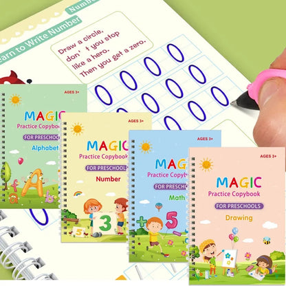 Cuadernos Mágicos Reutilizables X4