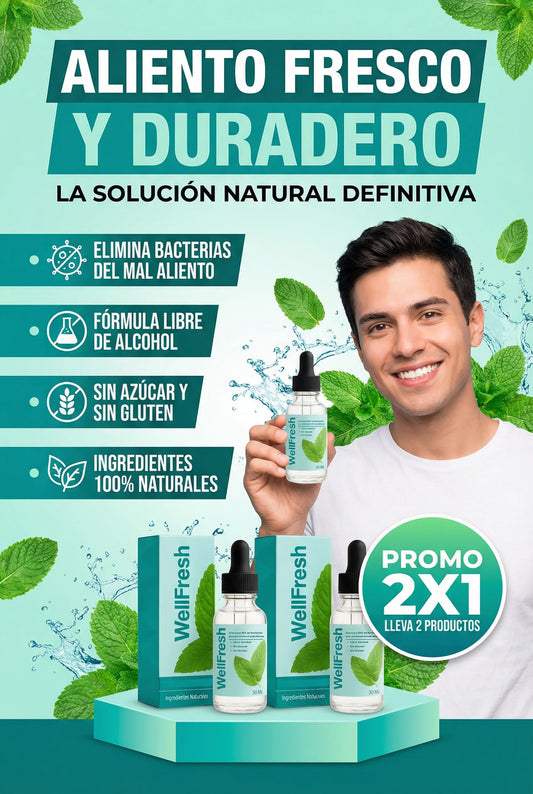 WELLFRESH - ALIVIA EL MAL ALIENTO