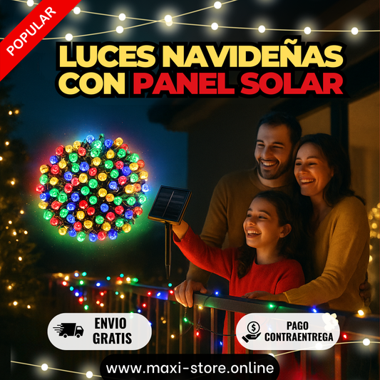 Luz De Navidad Solar -  Resistentes al agua